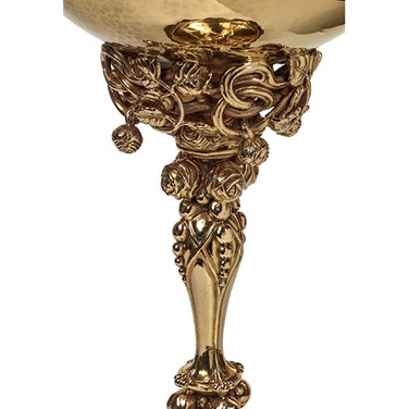 The art nouveau style stem of the Horne cup by Omar Ramsden, 1928 [CLC/W/181]