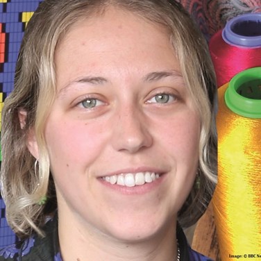 In 2020, we continued our funding for The Weavers' Company Entry to Work Scheme, which secures placements and creates job opportunities for young people in textile manufacturing. Molly Hayden was a scholarship recipient in 2019, leading to her dream job at Stephen Walters (a 300-year-old, family-owned textiles company).