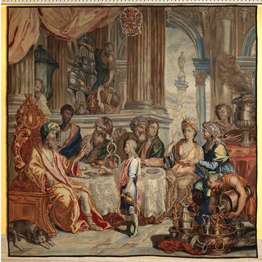 'The Recognition of Cyrus by Astyages', tapestry from the Van der Borght workshop, 1771-1775 [CLC/TN/002]