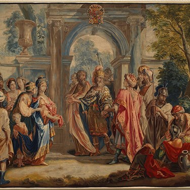 'The Marriage of Mandane to Cambyses', tapestry from the Van den Borght workshop, 1771-1775 [CLC/TN/001]