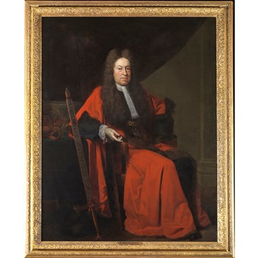 Portrait of Sir Robert Beachcroft, Lord Mayor of London, c1711, attributed to Richard van Bleeck [CLC/PO/B011]